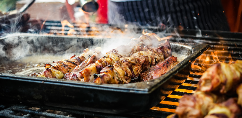 Live BBQ at Food Ranch Restaurant